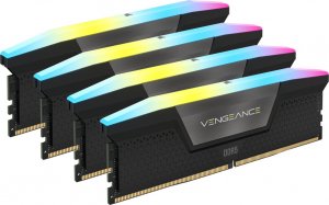 Pamięć Corsair Vengeance RGB, DDR5, 64 GB, 6600MHz, CL32 (CMH64GX5M4B6600C32) 1