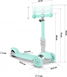 Hulajnoga Ricokids Buggy Miętowy (765301) 16