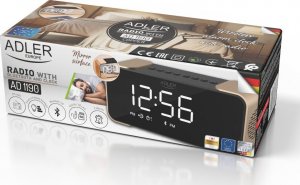 Radiobudzik Adler AD1190 miedziany 6