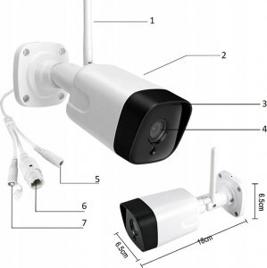 Kamera IP Retoo KAMERA ZEWNĘTRZNA IP WiFi Full HD 2Mpx 1080p 50m 14