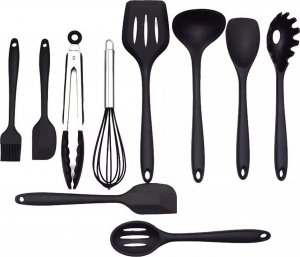 Retoo PRZYBORY KUCHENNE SILIKONOWE ZESTAW TEFLONU 10 SZT 14