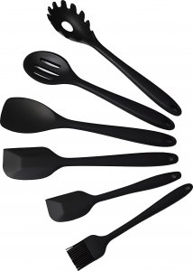 Retoo PRZYBORY KUCHENNE SILIKONOWE ZESTAW TEFLONU 10 SZT 15