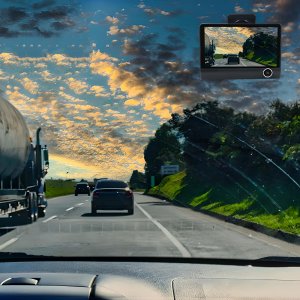 Wideorejestrator Retoo Rejestrator Jazdy Kamera Cofania Full HD 3 Kamery 4