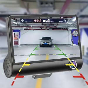 Wideorejestrator Retoo Rejestrator Jazdy Kamera Cofania Full HD 3 Kamery 10