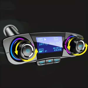 Transmiter FM Retoo TRANSMITER FM BLUETOOTH 5.0 USB WIELOFUNKCYJNY 8W1 13