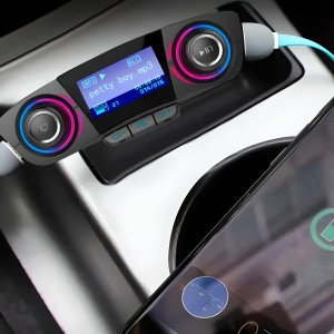 Transmiter FM Retoo TRANSMITER FM BLUETOOTH 5.0 USB WIELOFUNKCYJNY 8W1 4