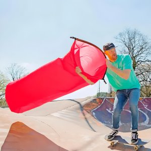 Retoo LAZY BAG AIR SOFA ŁÓŻKO LEŻAK MATERAC NA POWIETRZE CZERWONY 12