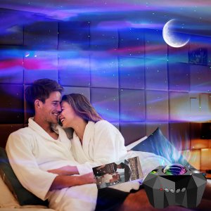 Retoo PROJEKTOR GWIAZD STAR LAMPKA NOCNA LED USB + PILOT 6