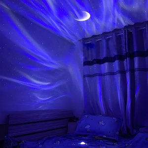 Retoo PROJEKTOR GWIAZD STAR LAMPKA NOCNA LED USB + PILOT 7