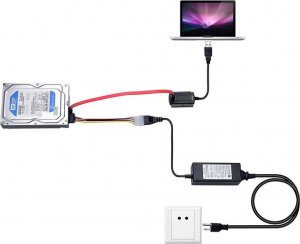 Retoo ADAPTER USB IDE 3,5" 2,5" SATA ATA ZASILACZ PRZEJŚCIÓWKA 3