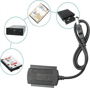 Retoo ADAPTER USB IDE 3,5" 2,5" SATA ATA ZASILACZ PRZEJŚCIÓWKA 6