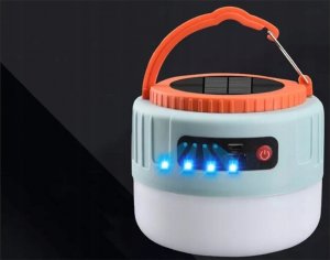 Latarka Verk LAMPKA SOLARNA TURYSTYCZNA NA BIWAK USB LED PILOT 12