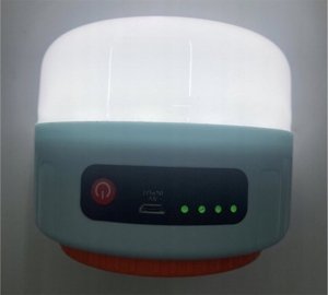 Latarka Verk LAMPKA SOLARNA TURYSTYCZNA NA BIWAK USB LED PILOT 9