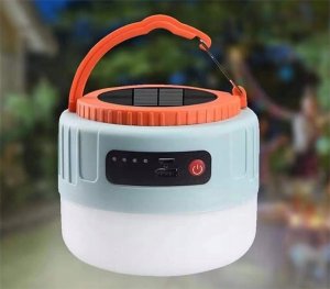 Latarka Verk LAMPKA SOLARNA TURYSTYCZNA NA BIWAK USB LED PILOT 10