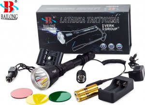 Latarka Verk LATARKA TAKTYCZNA BAILONG NA BROŃ CREE XM-L T6 13