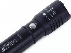 Latarka Verk LATARKA TAKTYCZNA BAILONG ZOOM CREE XP-E Q5 UV LED 8