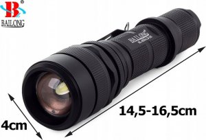 Latarka Verk LATARKA TAKTYCZNA BAILONG USB LED CREE XM-L T6 16