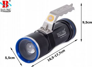 Latarka Verk LATARKA SZPERACZ BAILONG POLICYJNA CREE XM-L T6 6