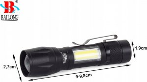 Latarka Verk LATARKA KLASYCZNA BAILONG MINI CREE ZOOM XP-E COB 4