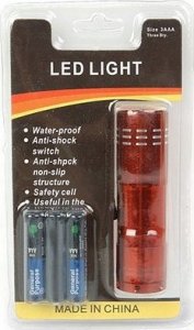 Latarka Verk MINI LATARKA 9 LED LATARKI 15-9 DIODOWA BRELOK 5
