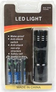 Latarka Verk MINI LATARKA 9 LED LATARKI 15-9 DIODOWA BRELOK 6
