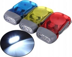 Latarka Verk DYNAMO LATARKA KINETYCZNA 3 LED LAMPKA + AKU HIT! 2