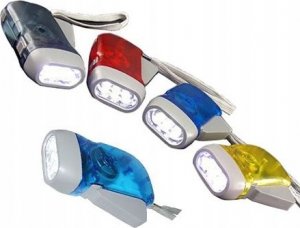 Latarka Verk DYNAMO LATARKA KINETYCZNA 3 LED LAMPKA + AKU HIT! 5