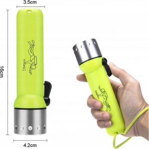 Latarka Verk LATARKA DO NURKOWANIA WODOSZCZELNA CREE LED 3W 6