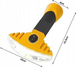 Latarka Verk LATARKA SZEROKOKĄTNA LED 180 Z MAGNESEM MOCNA 15