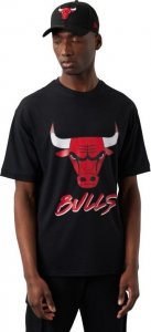 New Era New Era NBA Chicago Bulls Script Mesh Tee 60284738 Czarne M 1