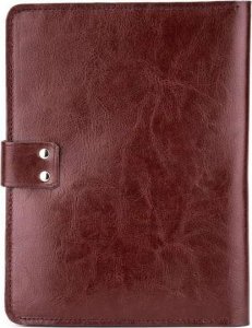 Solier Accessories Skórzany organizer na dokumenty Solier SA21 bordowy 4