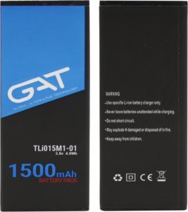 Bateria GAT Bateria Tli015M1 Alcatel Pixi 4 4034 1500Mah Gat+N 2