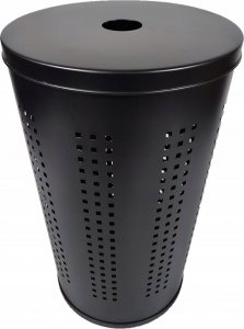 Kosz na pranie TopStoc Kosz wolnostojący na pranie Brunbeste 60l czarny 1