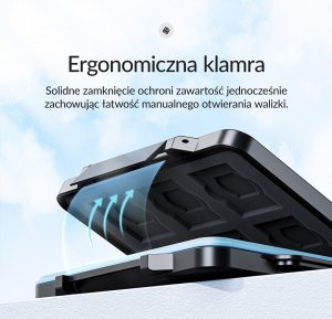 Pokrowiec Orico Etui na karty pamięci, 4 x SD, 13 x microSD (PHCD-7-BK-BP) 7