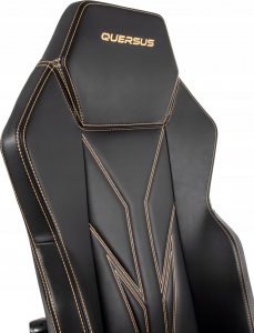 Fotel QUERSUS VAOS.2.3. Gold Accent (czarno - złoty) 5