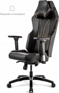 Fotel QUERSUS VAOS.2.3. Gold Accent (czarno - złoty) 6