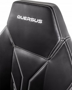 Fotel QUERSUS VAOS.2.3. White Accent (czarno biały) 5