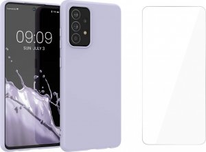 Braders Etui Icon + Szkło Ochronne do Samsung Galaxy A52 / A52s Violet 1