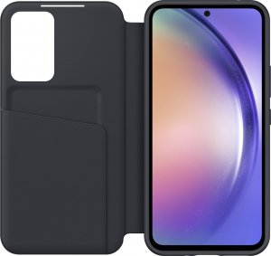 Samsung Samsung Smart View Wallet Case etui Samsung Galaxy A54 5G pokrowiec z inteligentną klapką okienkiem portfel na kartę czarne (EF-ZA546CBEGWW) 3