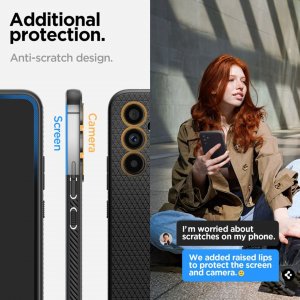 Spigen Etui SAMSUNG GALAXY A54 5G Spigen Liquid Air Matte czarne 21