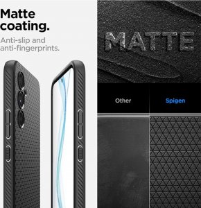 Spigen Etui SAMSUNG GALAXY A54 5G Spigen Liquid Air Matte czarne 4