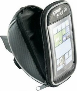Selgros Sakiewka na kierownicę rowerową z etui na smartfona, Bag-it, rozmiar: M 1