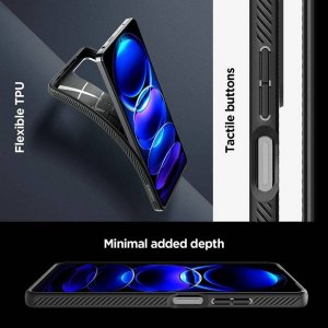 Spigen Etui Spigen Liquid Air Xiaomi Redmi Note 12 Pro/POCO X5 Pro 5G Matte Black 11