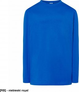 JHK TSRA150LS - T-Shirt JHK męski z długim rękawem - niebieski royal XS 1