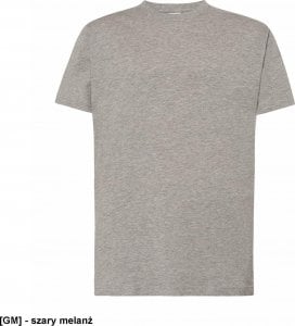 JHK TSUA150 - T-shirt męski z krótkim rękawem - szary melanż XL 1