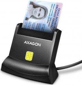 Axagon Czytnik kart identyfikacyjnych CRE-SM4N USB-A StandReader 1
