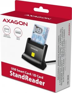 Axagon Czytnik kart identyfikacyjnych CRE-SM4N USB-A StandReader 6