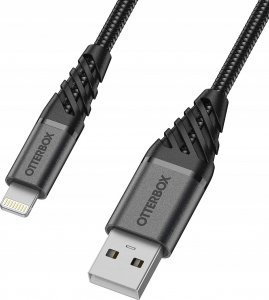 Kabel USB OtterBox USB-A - Lightning 1 m Czarny (78-52643) 2