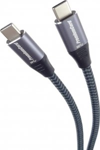 Kabel USB PremiumCord USB-C - USB-C 0.5 m Czarny (ku31ct05) 1