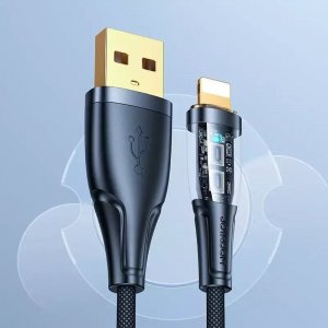 Kabel USB Joyroom USB-A - Lightning 1.2 m Czarny (JYR570) 4